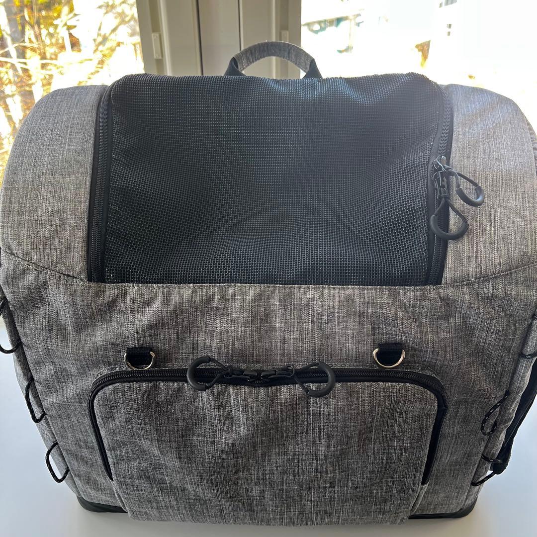 【Air Buggy】エアバギー バックパックキャリー　ワイド　リュック　グレー