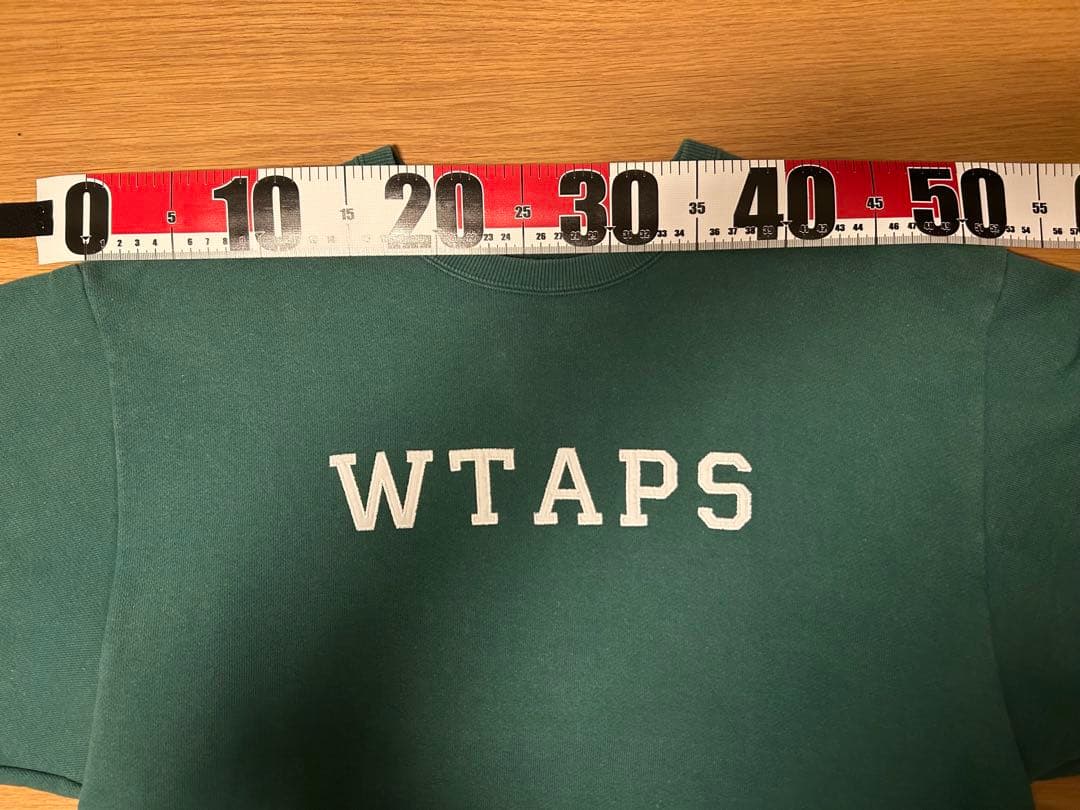 WTAPS スウェット　刺繍ロゴ　COTTON