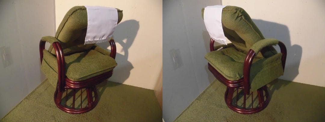 【全国一律送料無料】高級ギア式リクライニング回転座椅子【スーパーハイタイプ】