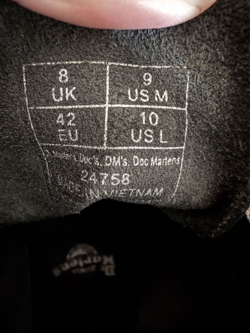 ３万超　Dr.Martens ドクターマーチン 8ホールブーツ ホワイトステッチ