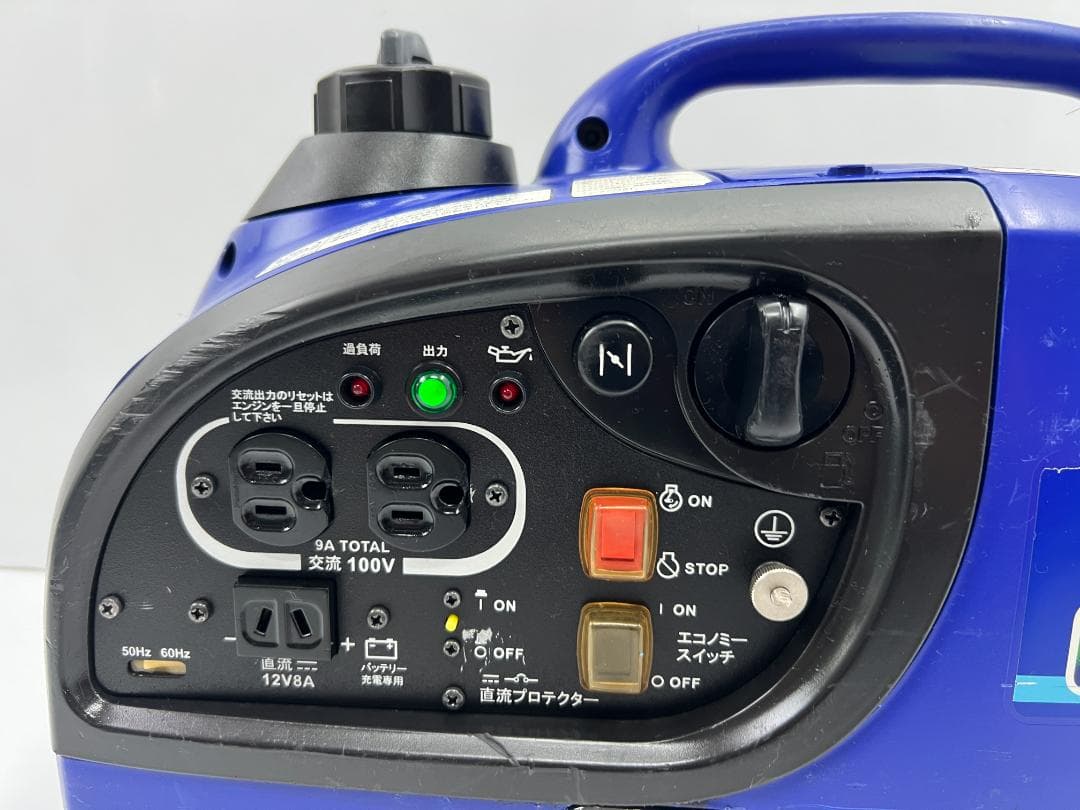 YANMAR ヤンマー インバーター発電機 G900IS 動作良好 ♪ 8113