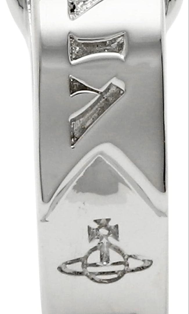 ヴィヴィアンウエストウッド　シルバー フープピアス