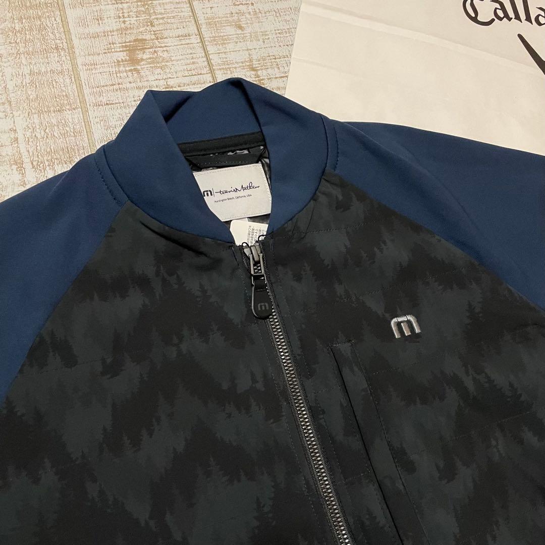 新品 キャロウェイ トラヴィスマシュー ブルゾン 中綿 ネイビー Lサイズ