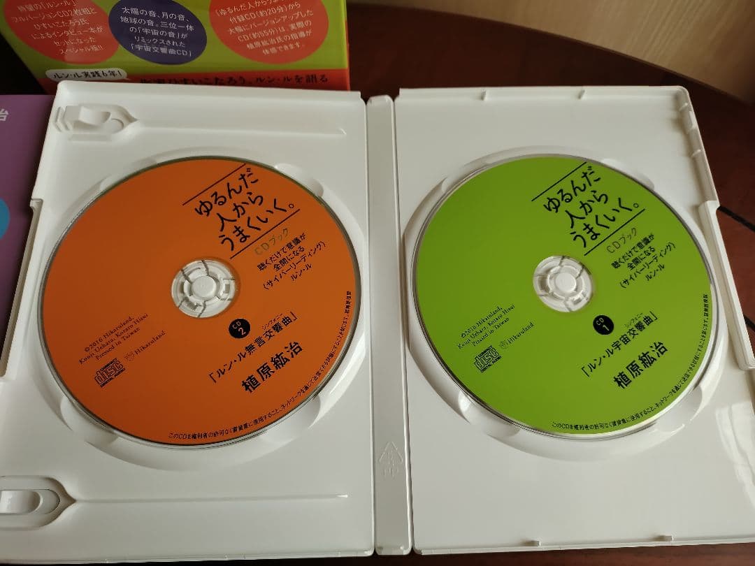 ゆるんだ人からうまくいく。CDブック ひすいこたろう 植原 紘治