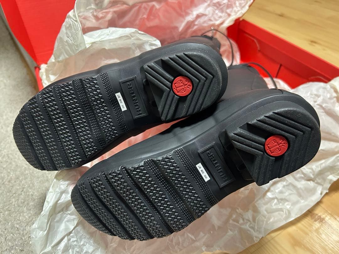 さ*ゃ様 HUNTER レインブーツ 新品未使用 23.5〜24㎝ ブラック