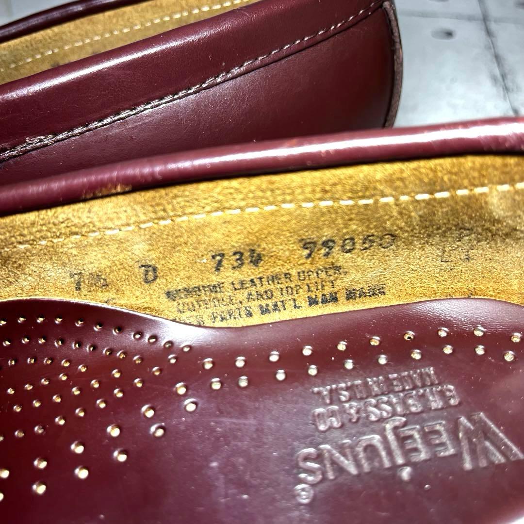 【ウィージャンズ】ジーエイチバスカンパニー ペニーローファー♡バーガンディ7.5