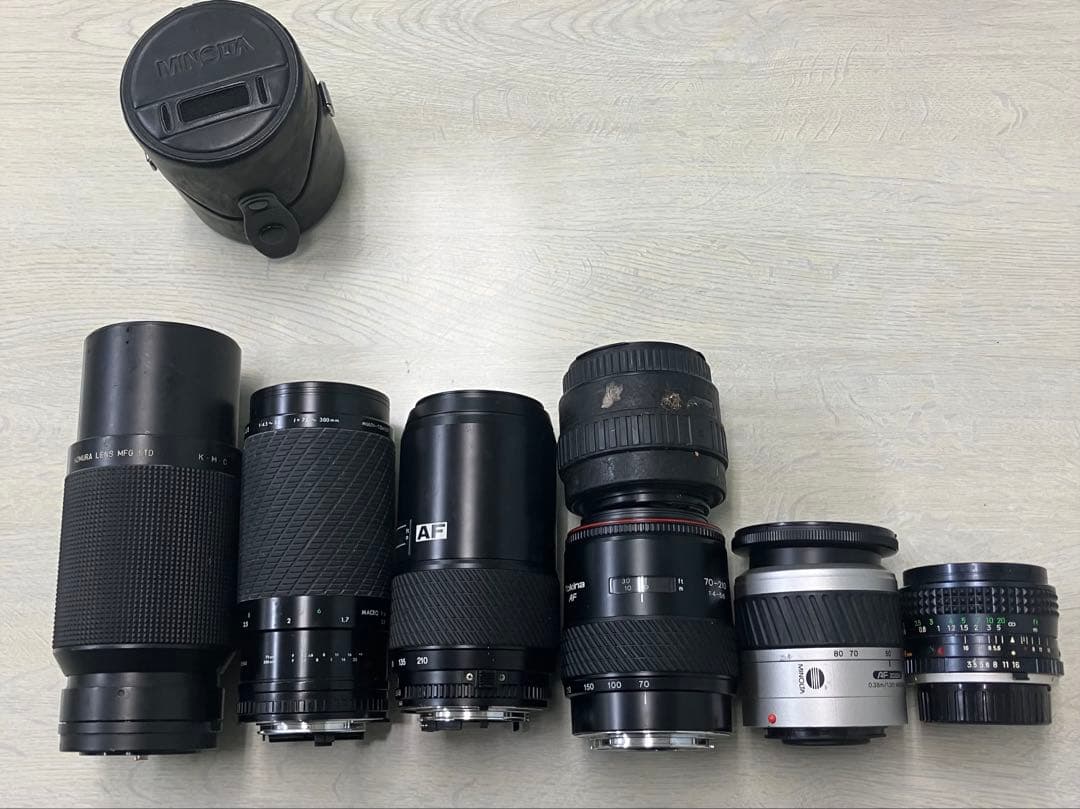 PENTAX MINOLTA フィルムカメラ　レンズセット