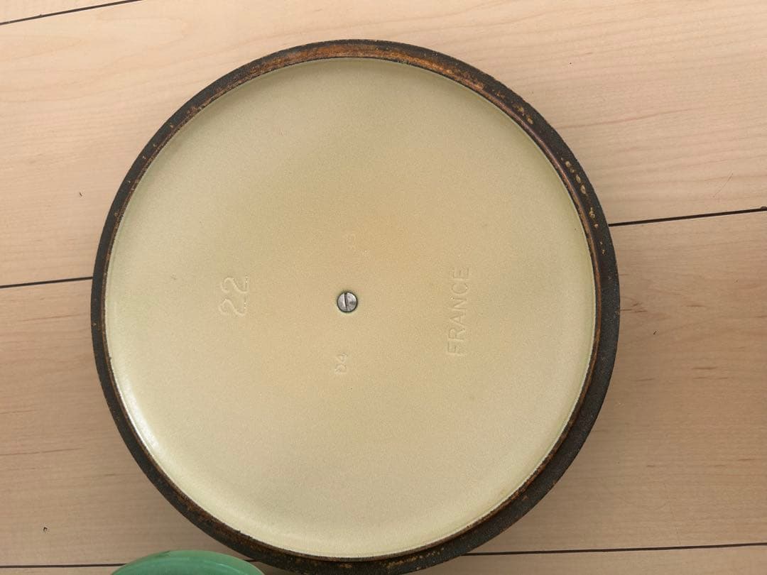 LE CREUSET　ココット ロンド レーシンググリーン22cm
