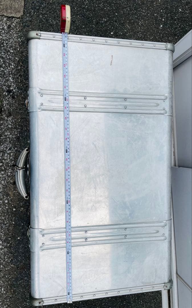 中古品 石川アルミ製 トランクケース（鍵付き・防水仕様） お値段を下げました