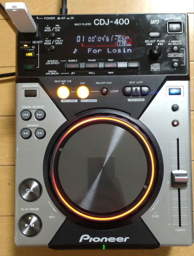 Pioneer CDJ-400　動作確認済み　送料込み　元箱あり