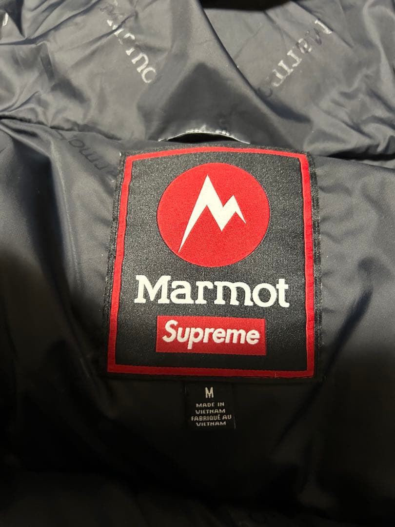 Supreme Marmot 800-Fill Down Parka M 黒
