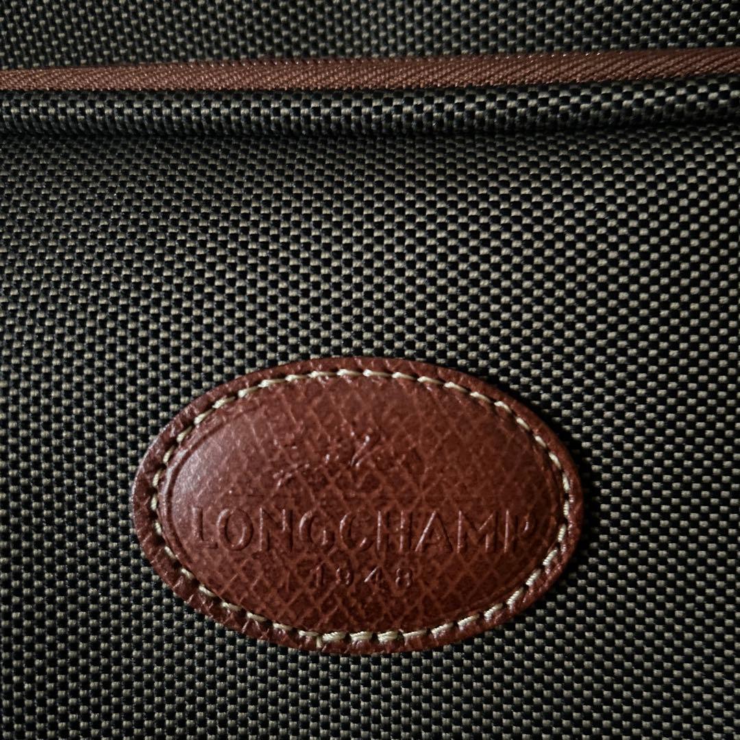 ★美品「LONGCHAMP・ロンシャン」、ショルダーボストンバッグ（キャリーオン