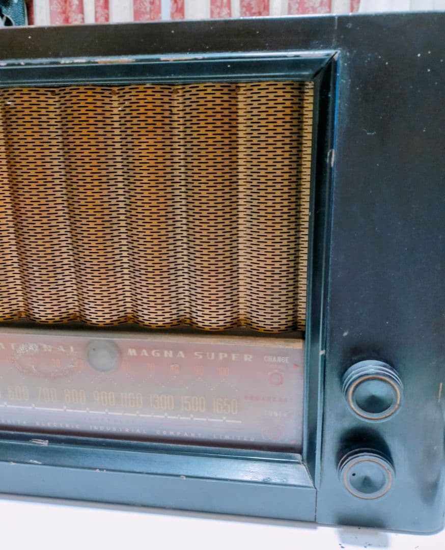 希少 ナショナル 真空管ラジオMAGNA SUPER BX-210 昭和レトロ