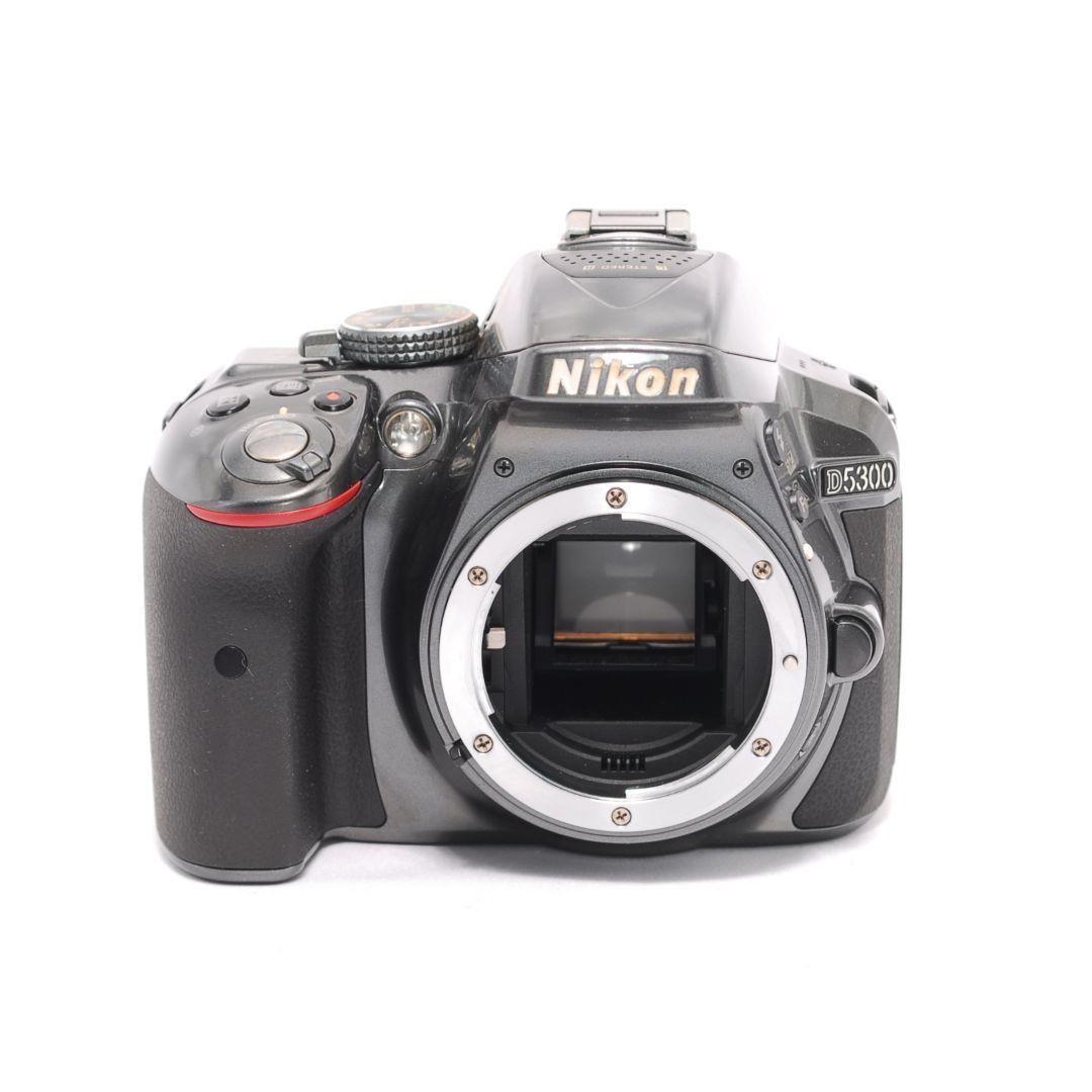 ❤即購入1000円OFF❤ ニコン D5300 シャッター46枚 グレー