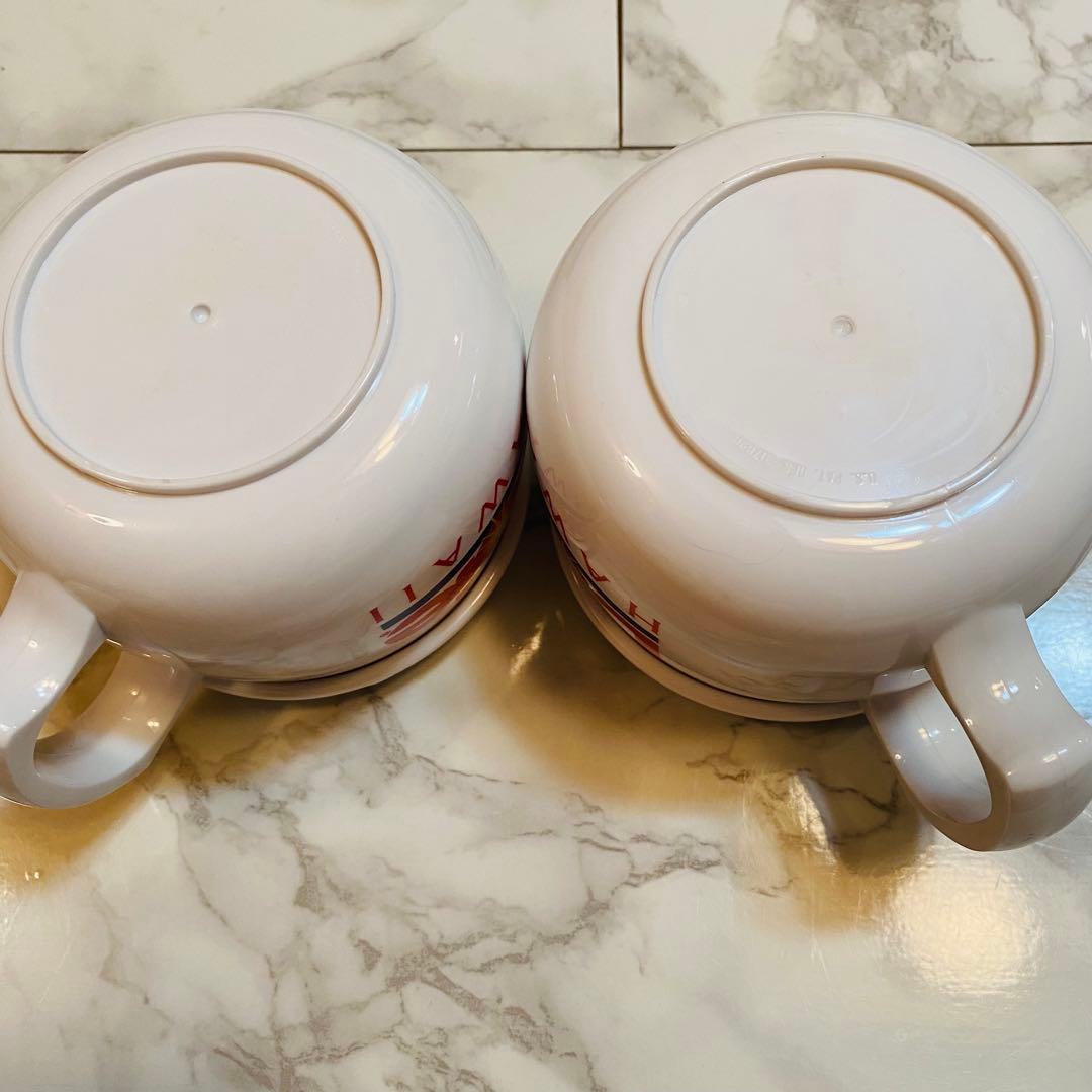 レア【Dole HAWAII】ドールハワイ蓋付きマグカップ2個セット ビンテージ