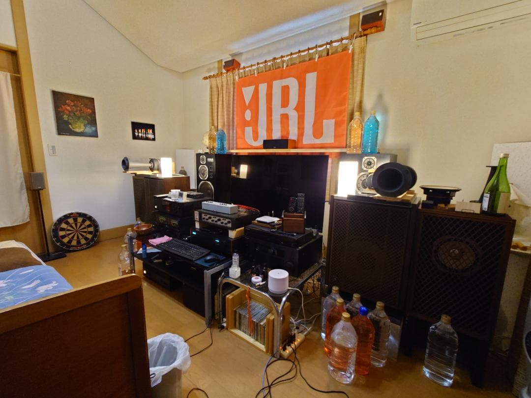 【おかさと～千桜～】天然黒御影石　特注オーディオボード　4面磨き　2枚