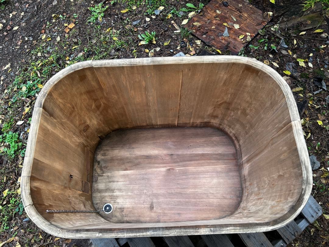 木製風呂桶 椹のお風呂 伝統木桶職人仕立ての風呂桶 /薪風呂
