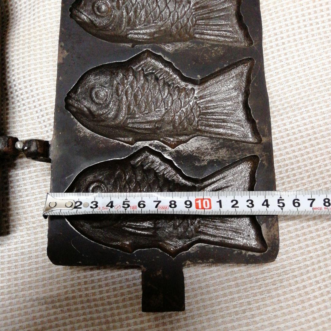 業務用　たい焼き器　鯛焼き器　鋳物　鉄製