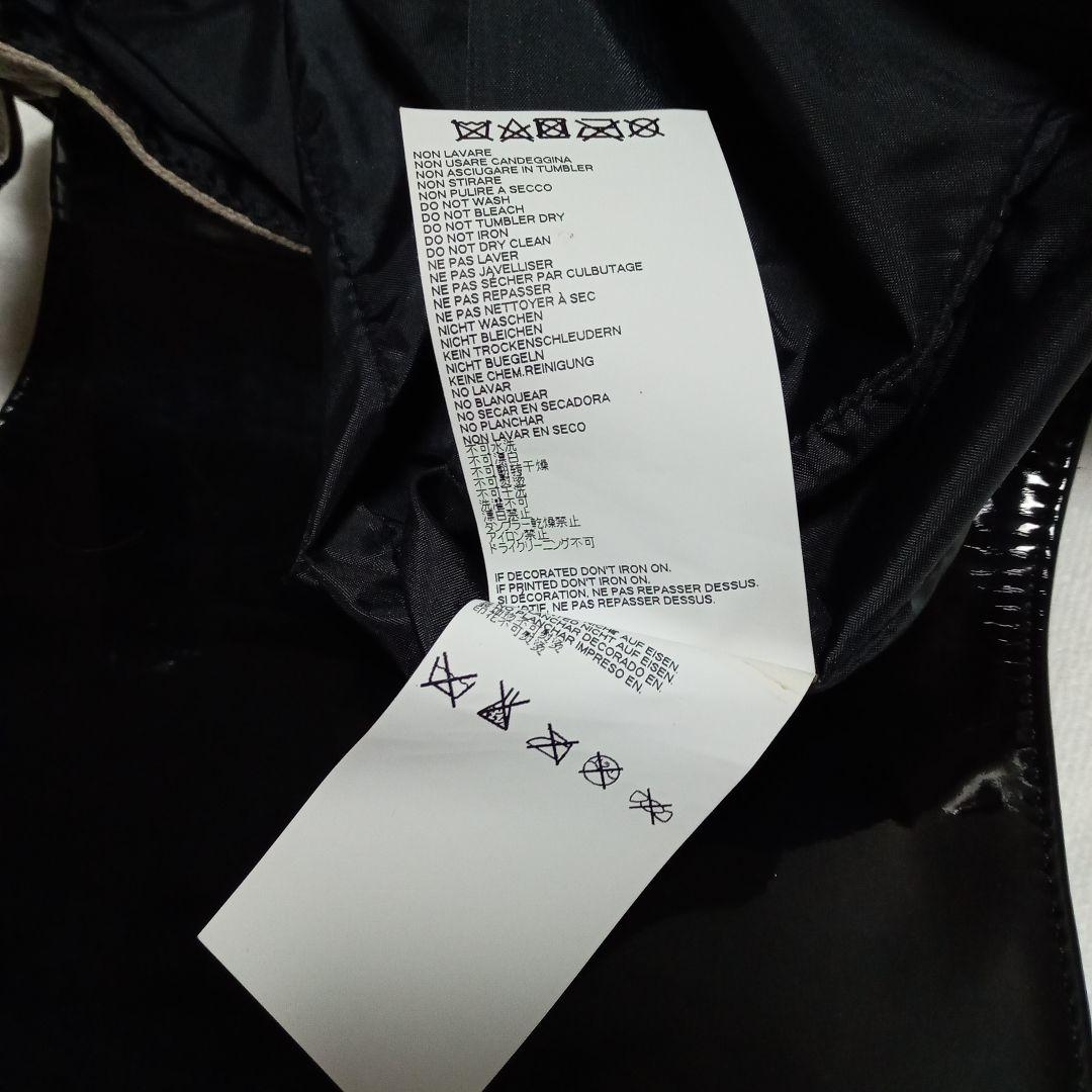 MM6 メゾンマルジェラ　ショルダーバッグ　エナメル　キャンバス　スタッズ