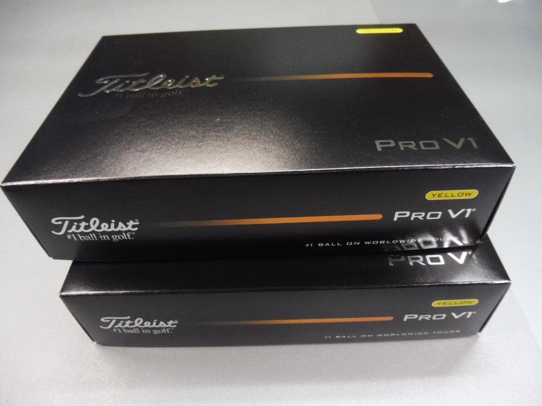 タイトリスト　PRO　V1　2026 イエロー　2ダース　未使用品