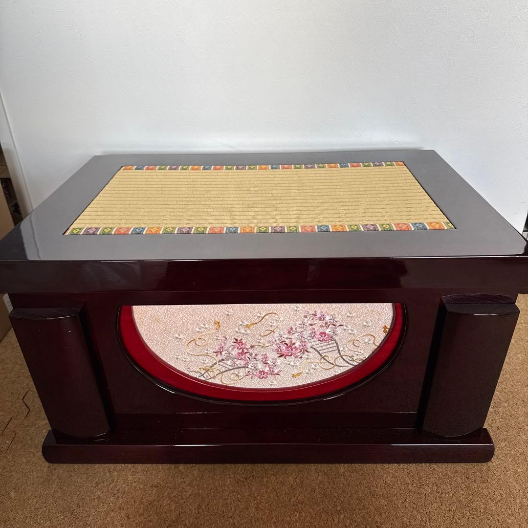 祐月　雛人形　初節句　収納飾り箱付きタイプ