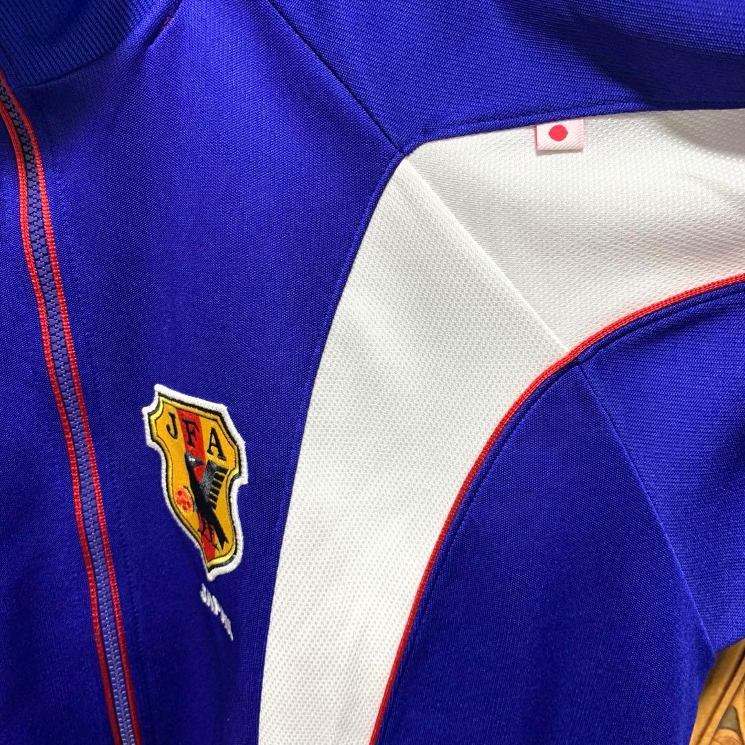 美品　アディダス　90s サッカー日本代表　ナイロンジャケット 刺繍　ロゴ