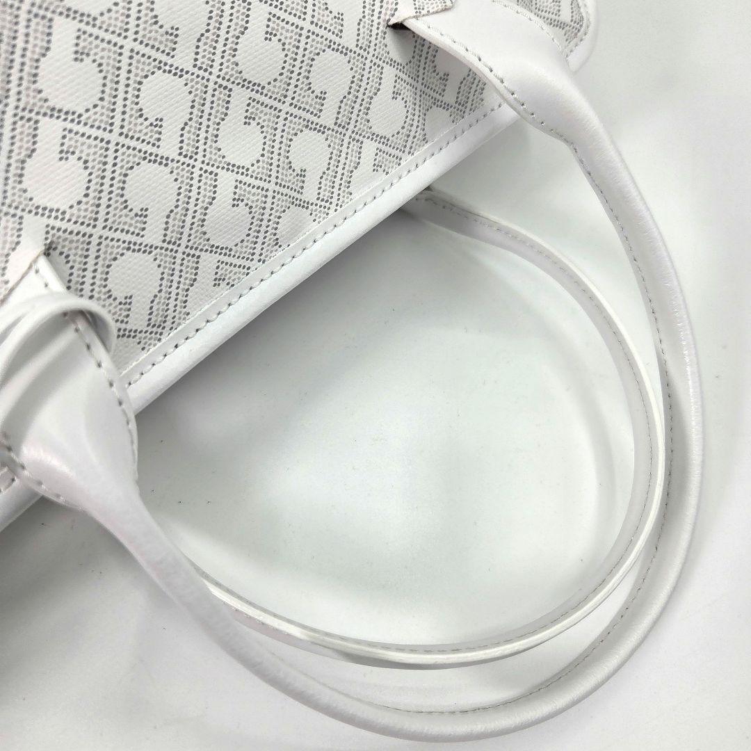 GHERARDINI ハンドバッグ 2way モノグラム レザー ソフティ 白