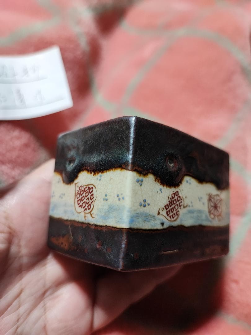 仁清の紙書いた小さいな香炉