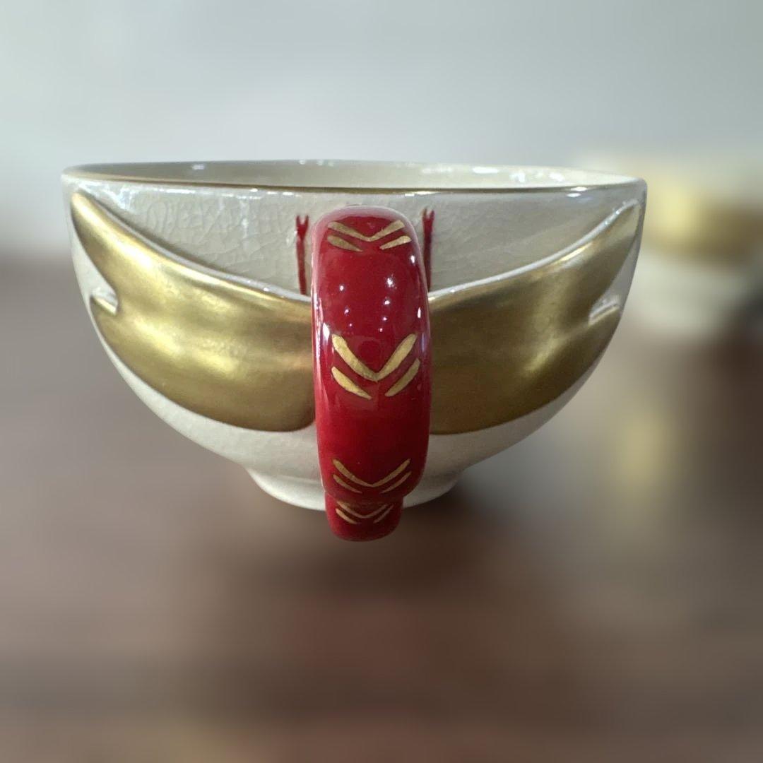 15代 沈壽官 薩摩蜻蛉ティーカップ　2セット