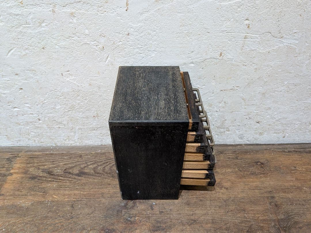 1113 ビンテージ　収納7杯　小引き出し　小物入れ　工業系　ケース　レトロ