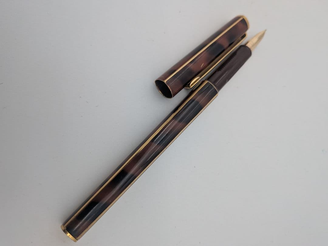 【廃盤品】PILOT QUATRO Brown 万年筆・ペン先14K②16