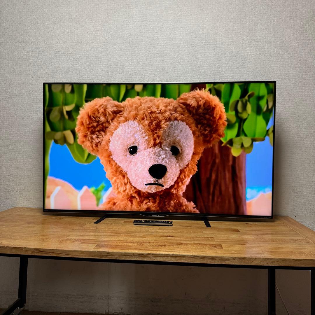 シャープ 60V型 4K 液晶テレビ AQUOS LC-60U45 動画アプリ○