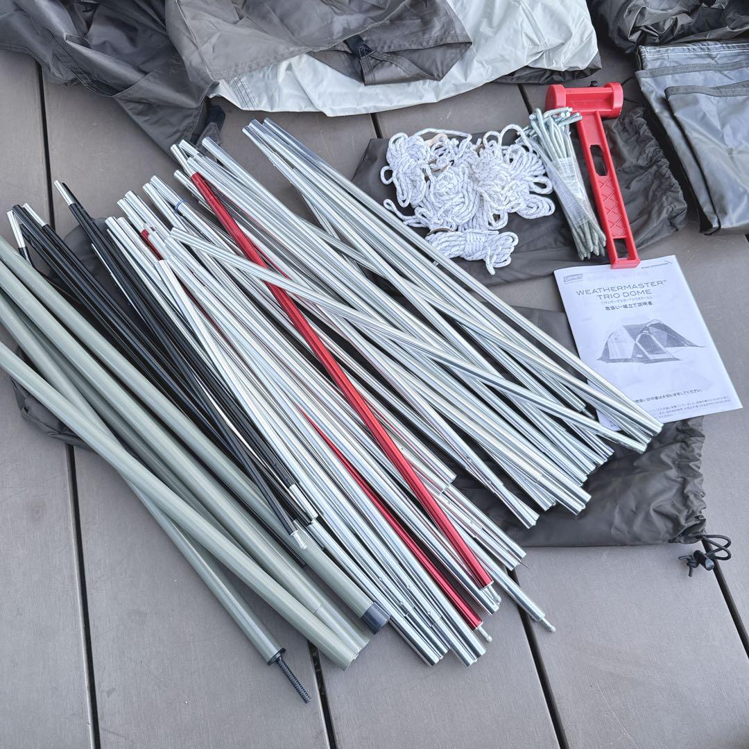 ほぼ未使用 完美品 コールマン ウェザーマスター トリオドーム