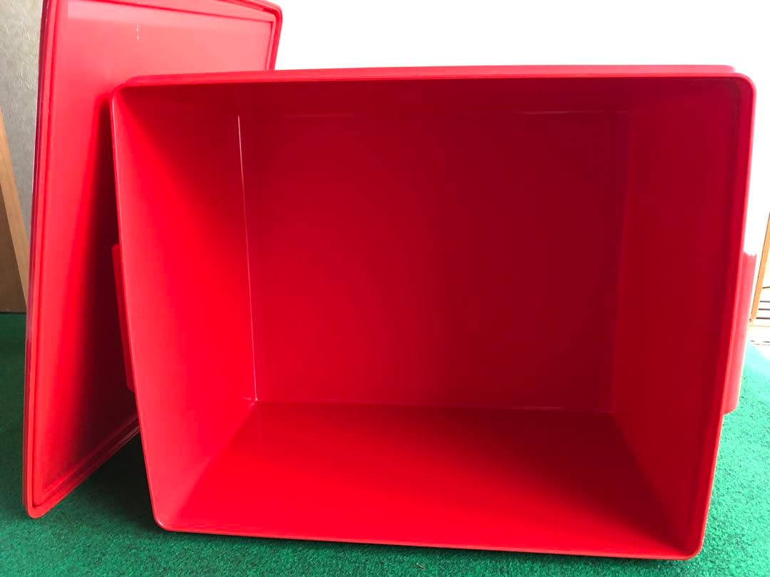 Tupperware ディープスーパーケース 赤