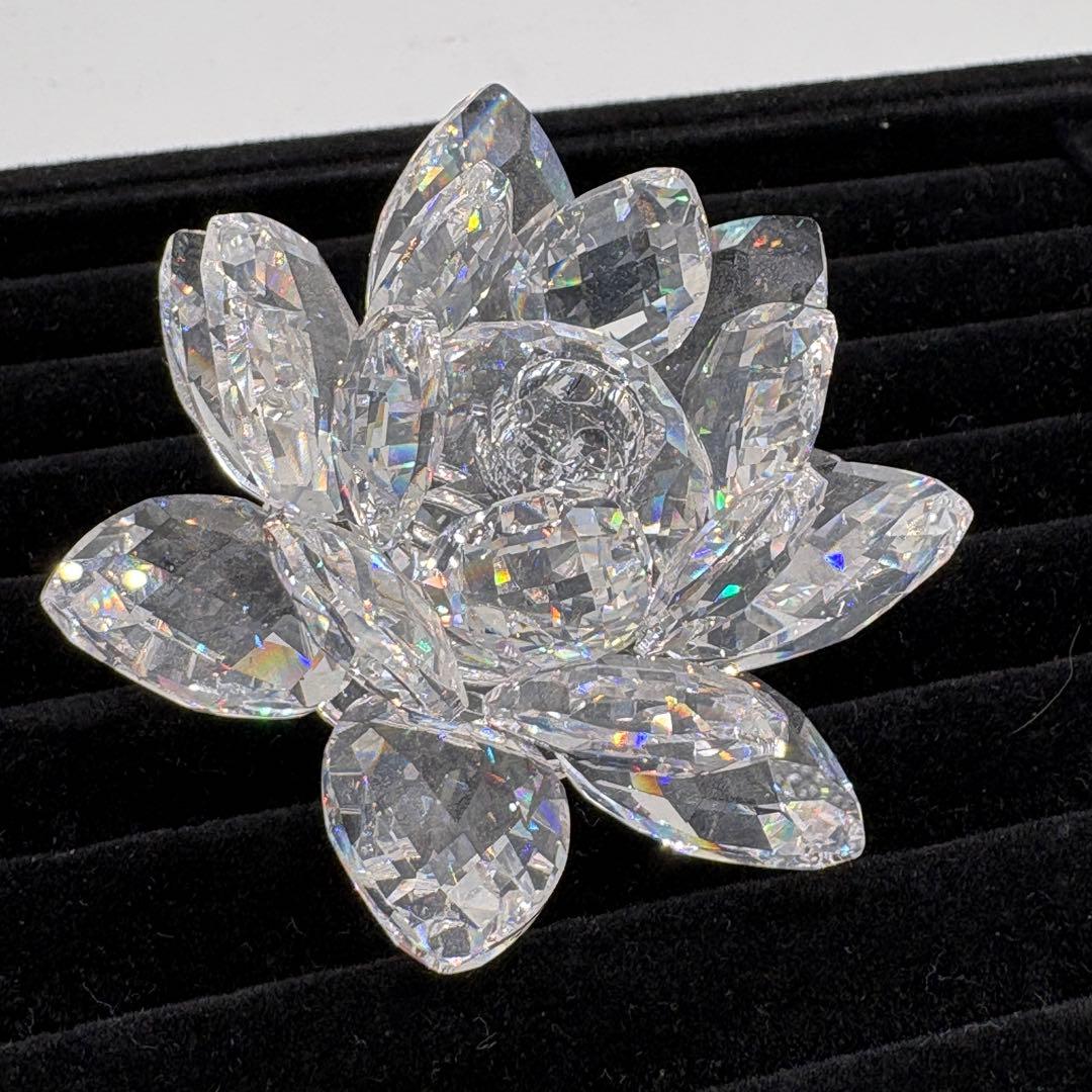 箱付き　スワロフスキー クリスタル　オブジェ　　キャンドルスタンド　NO.178