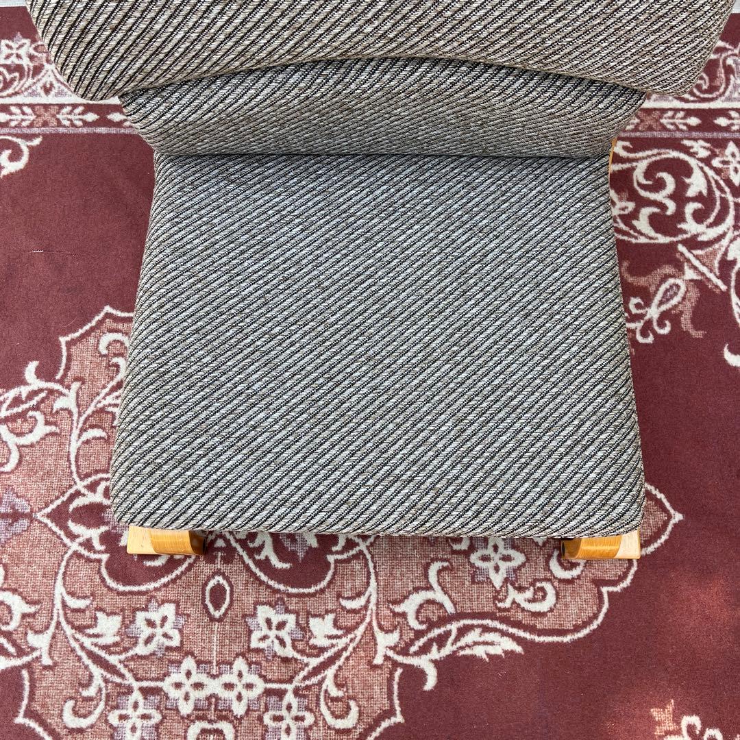 木製家具◾️ 新日本木工 楽座椅子 プライウッド木製フレーム ローチェア