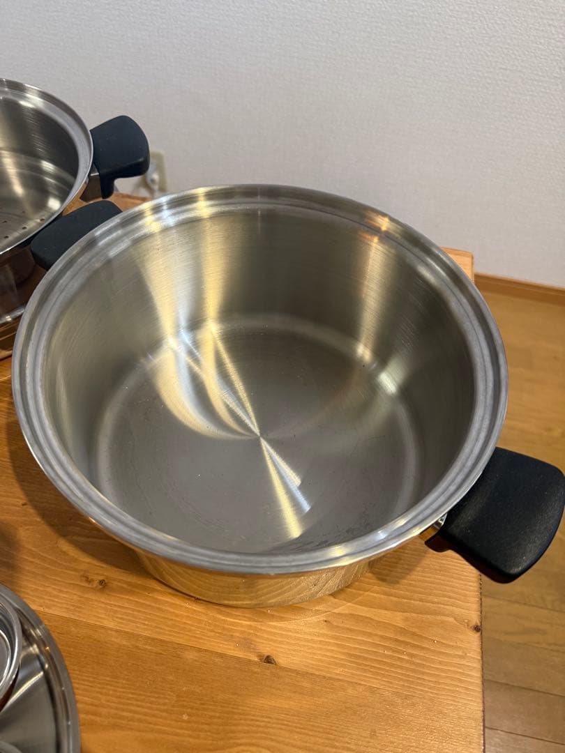 美品Amway アムウェイ鍋セット IHシチューパン、大フライパン
