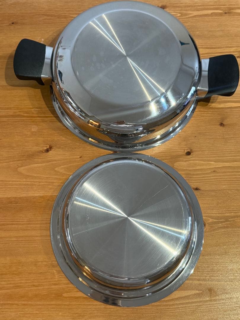 美品Amway アムウェイ鍋セット IHシチューパン、大フライパン