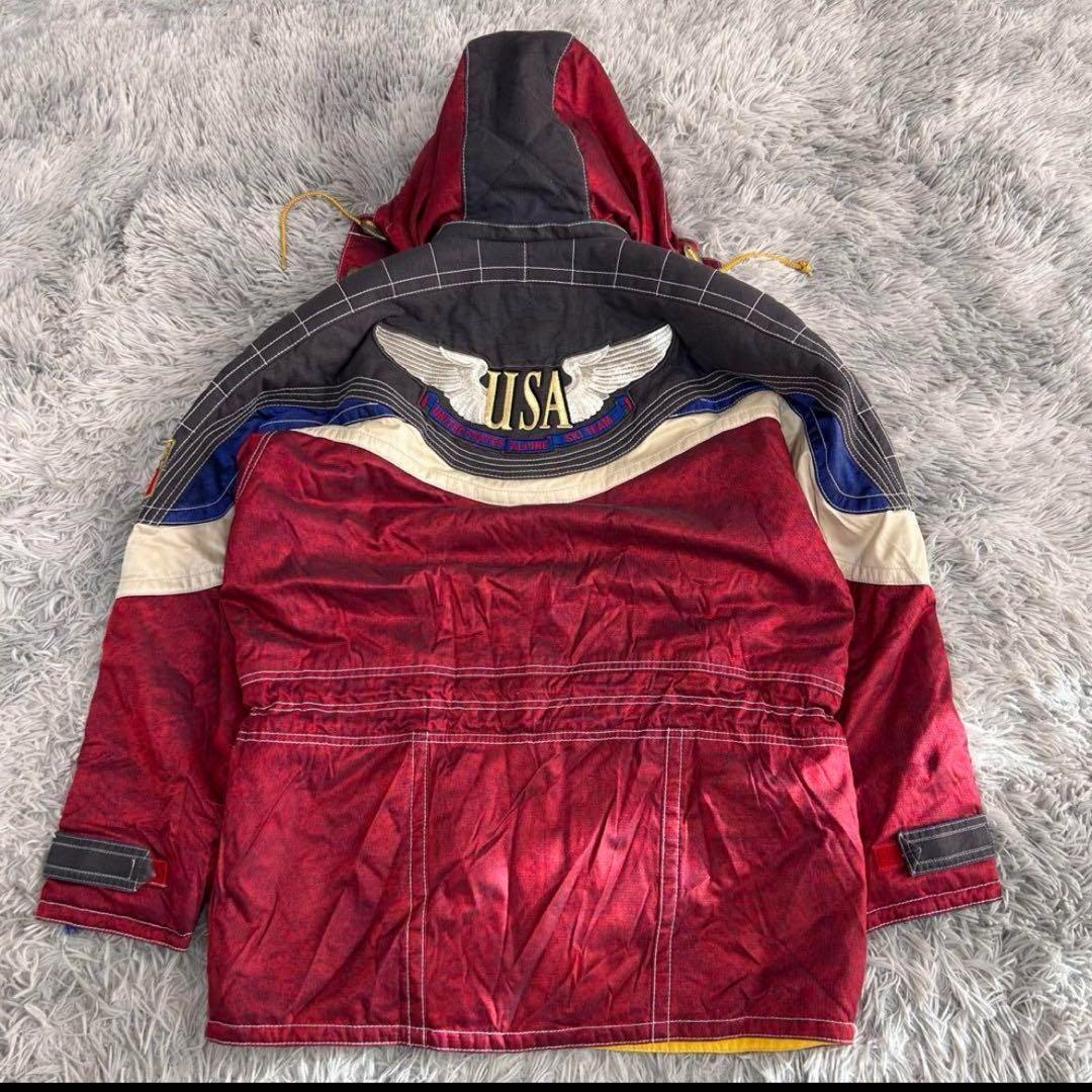 m6343【美品 アメリカチーム フェニックス】希少 スキーウェア 上下