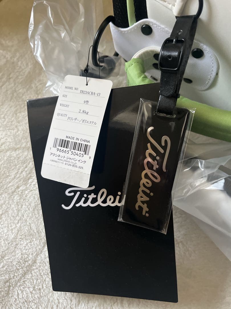新品　Titleist ゴルフバッグ TB23ACBA-13 9型