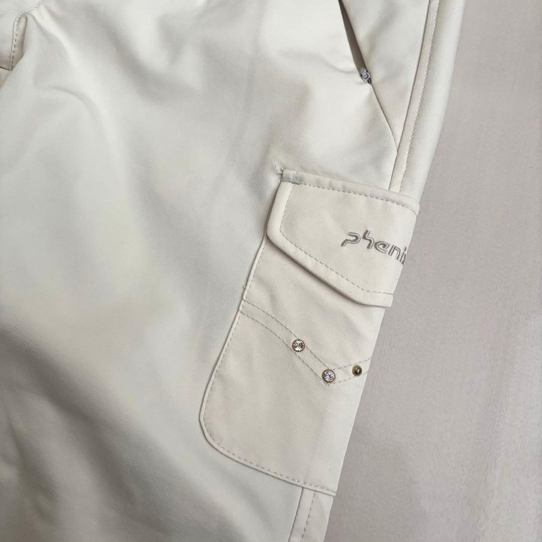 フェニックス レディーススキーウェア上下セット ピンク ブラック ファー