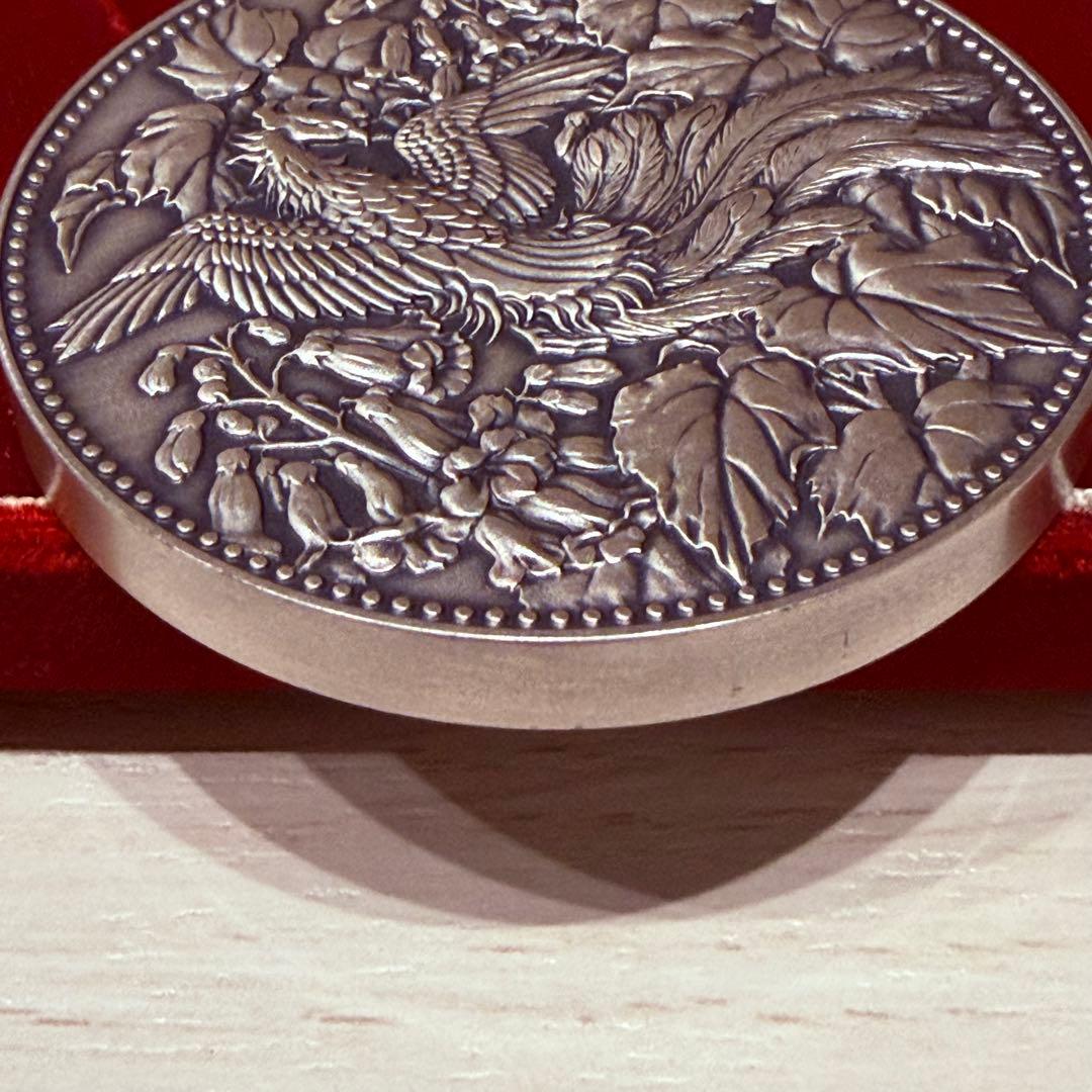 【希少】純銀・造幣局製 500円白銅貨幣発行記念メダル