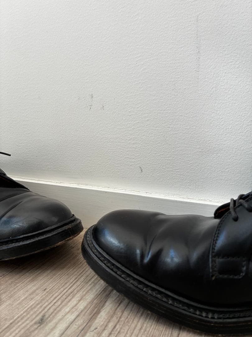 Alden 9901 プレーントゥ 黒 7 1/2 Dオールデン コードバン