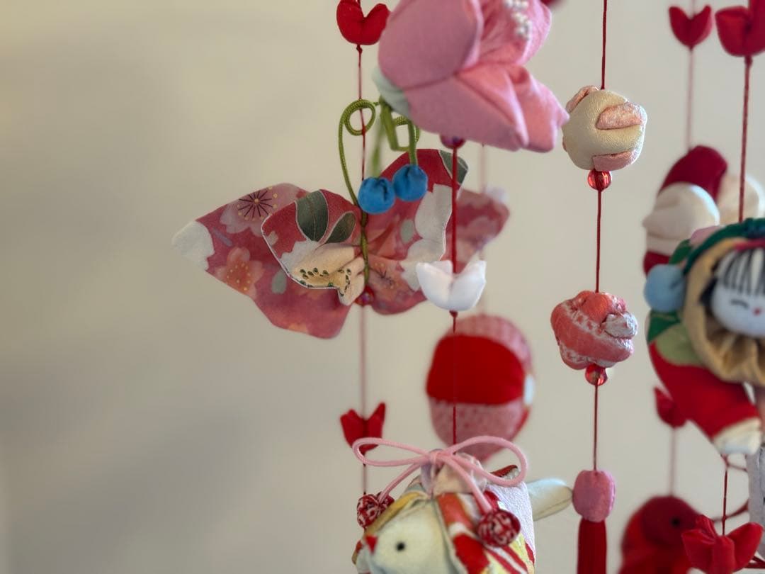可愛いつるし雛No.176・ひな祭り・桃の節句・さげもん吊るし飾り・初節句飾り