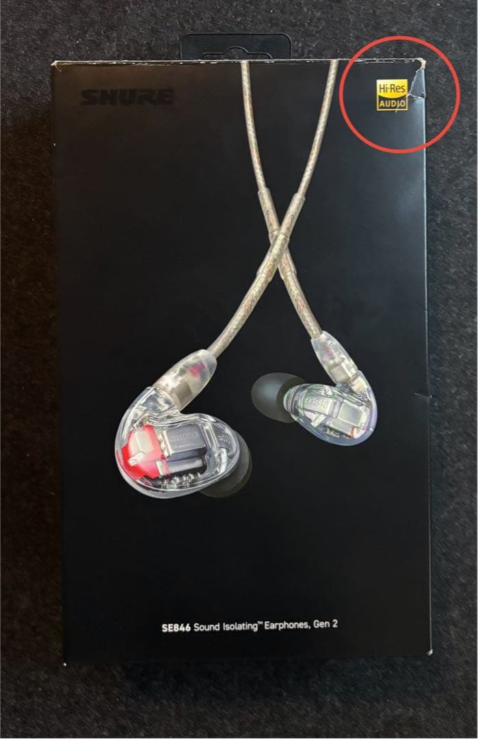 SHURE シュア イヤホン 有線 SE846G2CL クリア 第2世代
