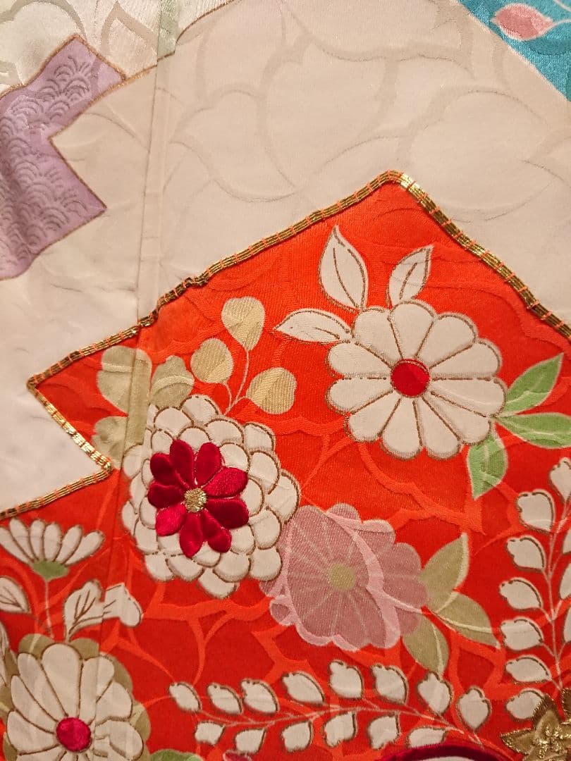 個性派振袖コーデセット振袖セットセミアンティーク振袖袋帯セット大正ロマン刺繍