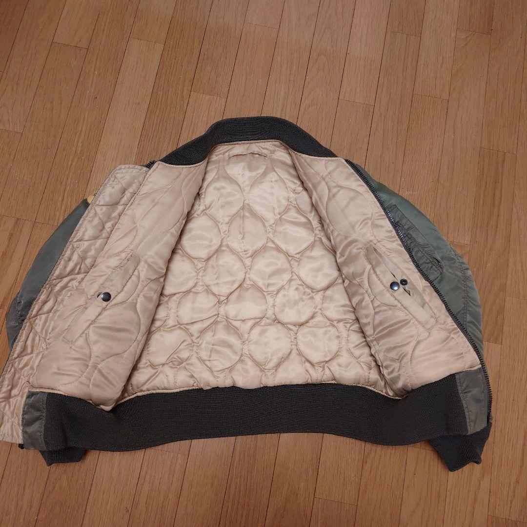 希少品AVIREXMAー1フライトジャケットSKYBLAZERS