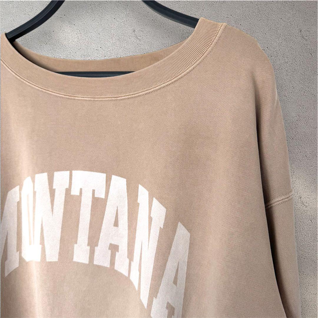 新品 タグ類無 Whim Gazette ピグメントロゴウラケプルオーバー Be