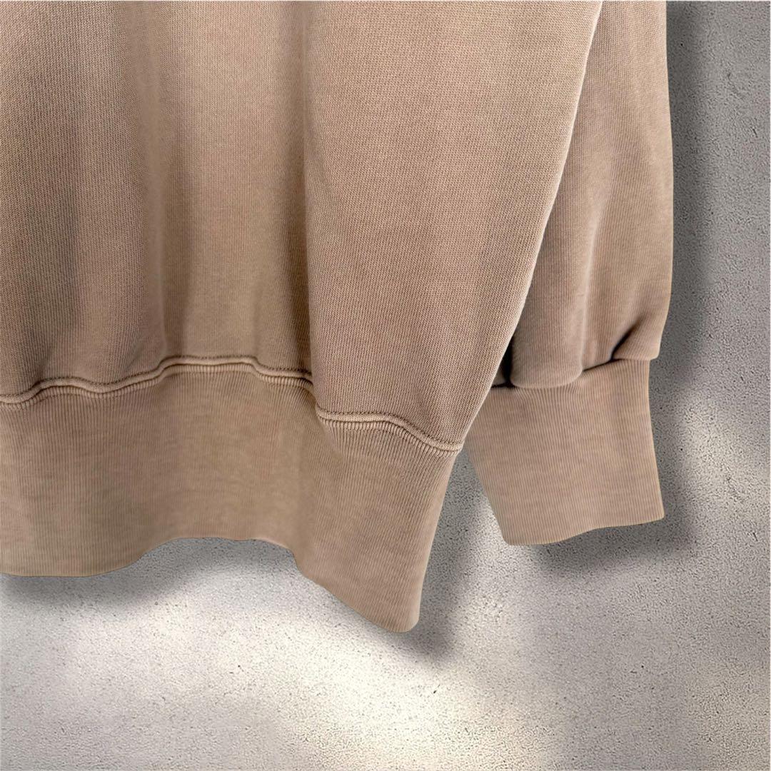 新品 タグ類無 Whim Gazette ピグメントロゴウラケプルオーバー Be