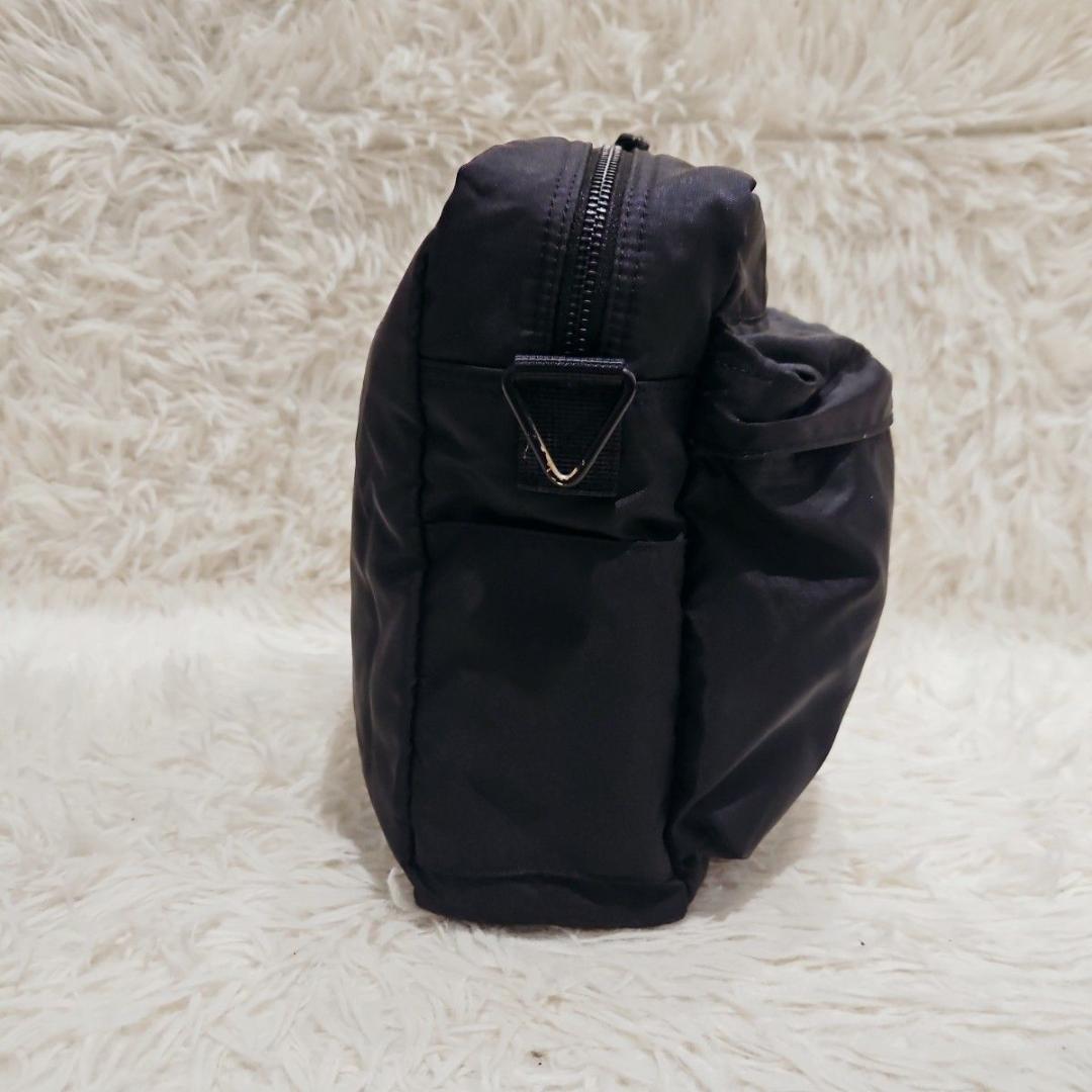 美品 PORTER FORCE ショルダーバッグ 斜め掛け クロスボディ 黒